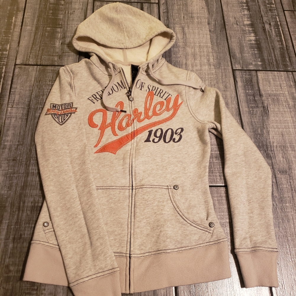 Harley-Davidson Women's Zip Up Hoodie Size Small